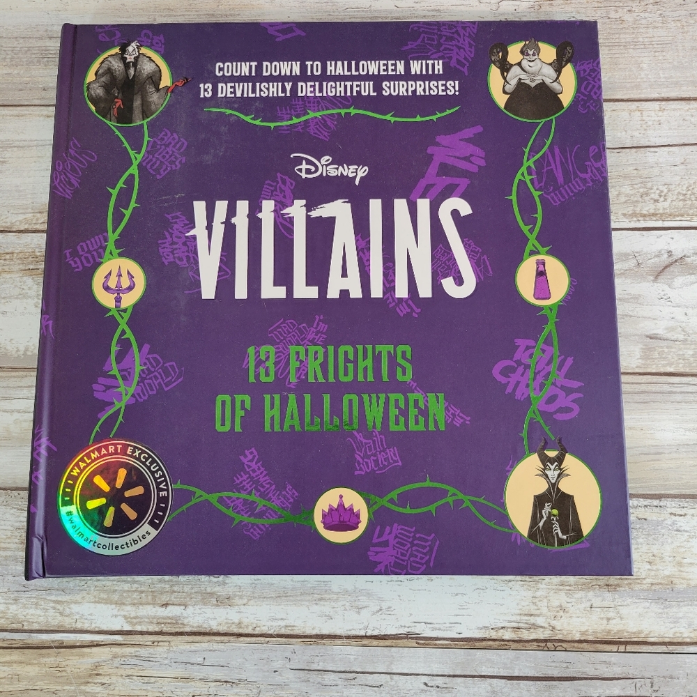 Disney Villains 13 Frights of Halloween Book Countdown to Halloween